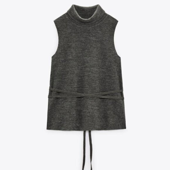 Zara soft drawstring top + pants (set) - Picture 1 of 5